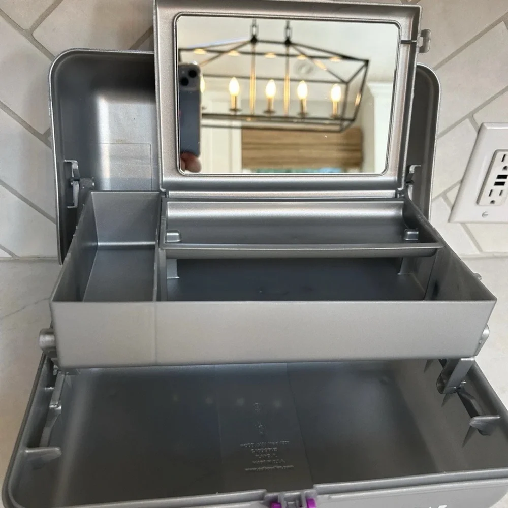 Caboodles Silver and Purple Organizer